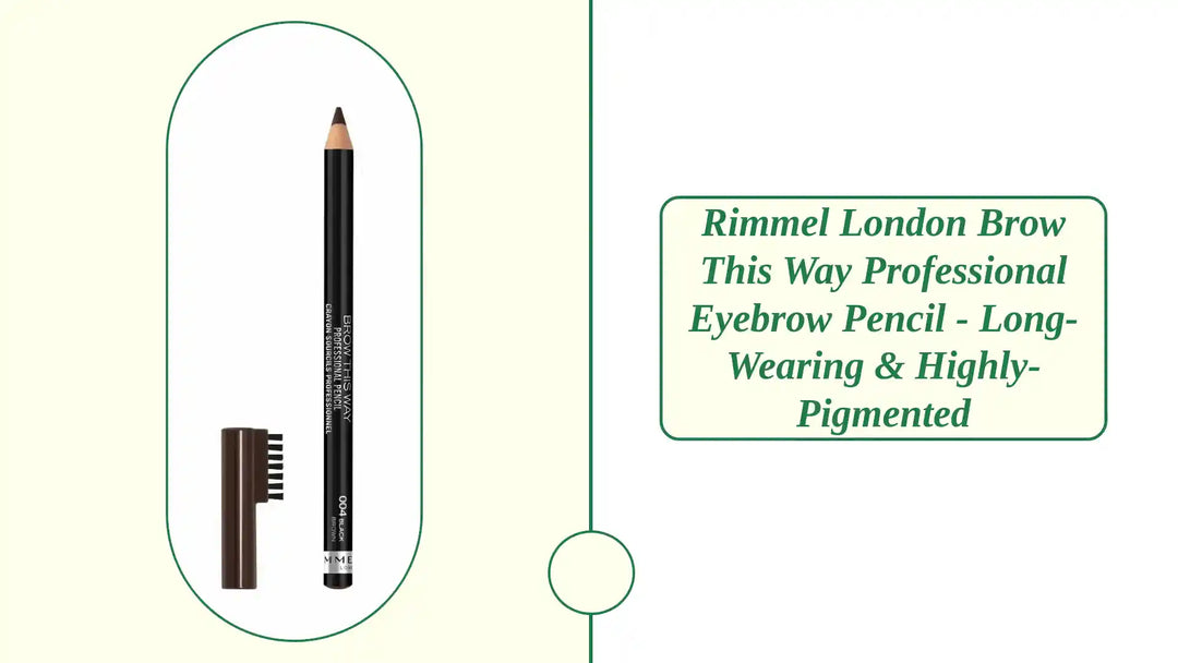 Rimmel London Brow This Way Professional Eyebrow Pencil - Long-Wearing &amp; Highly-Pigmented by@Outfy