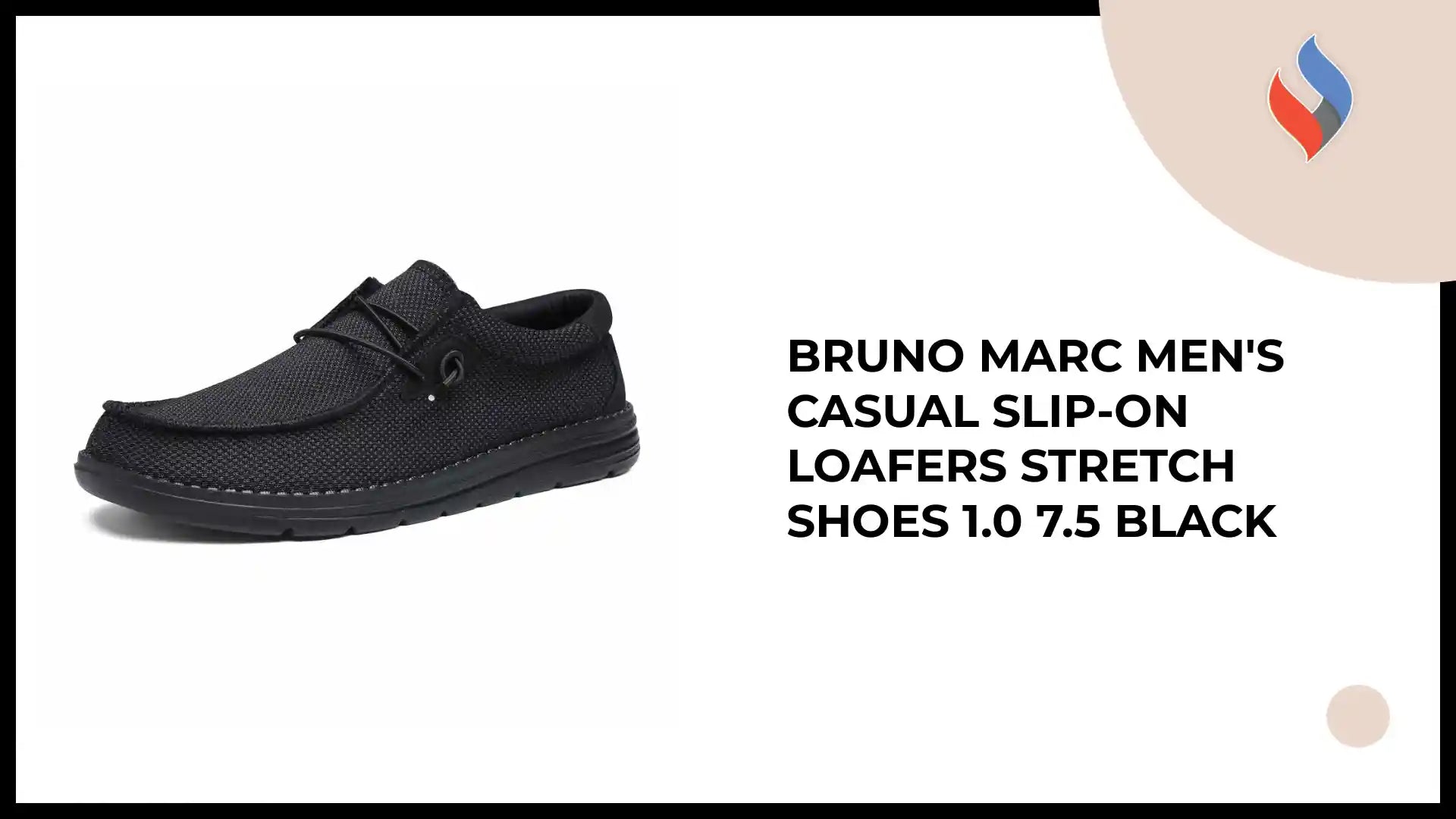 Bruno Marc Men's Casual Slip-on Loafers Stretch Shoes 1.0 7.5 Black by@Outfy