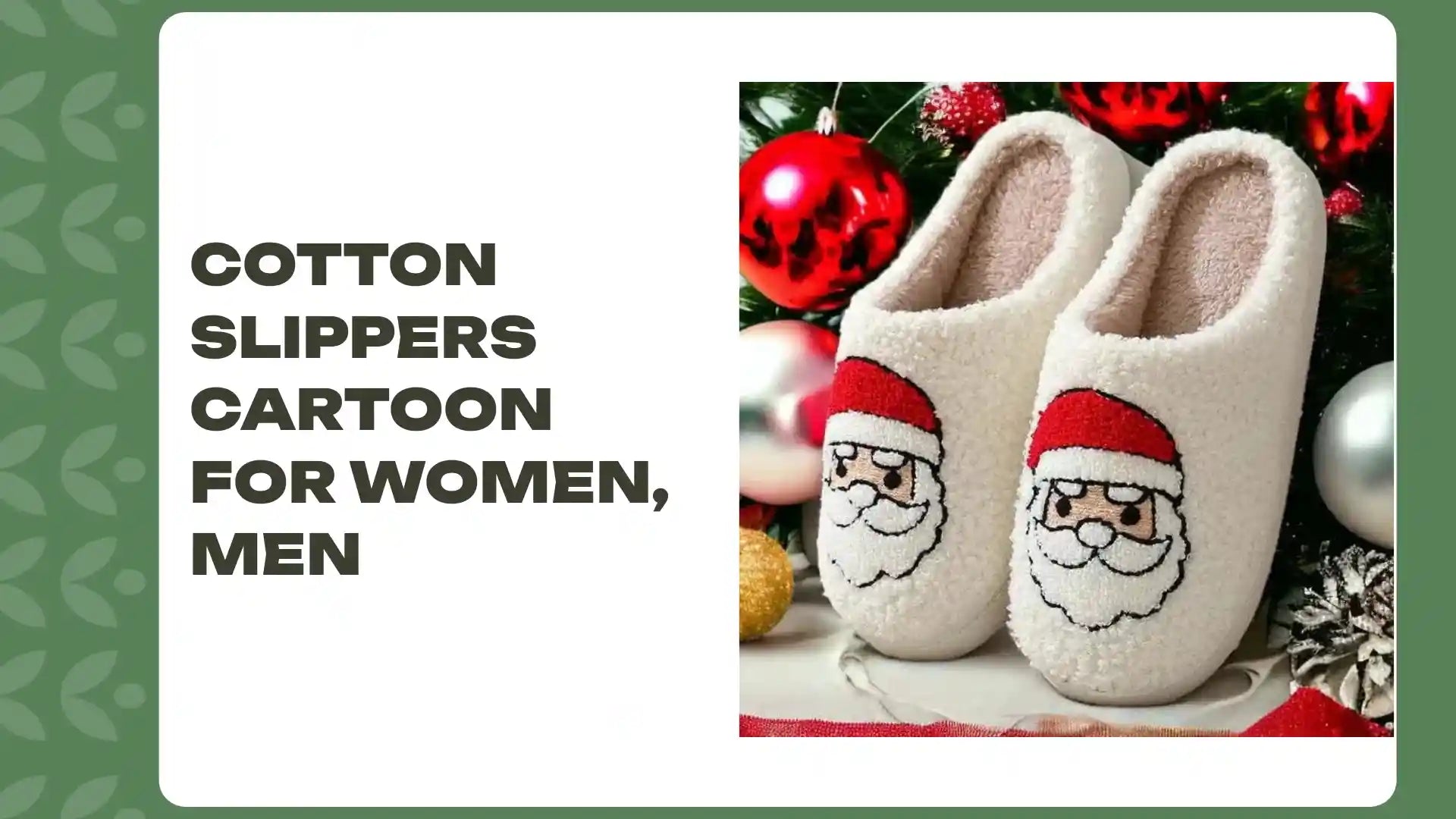 Cotton Slippers Cartoon For Women, Men by@Outfy