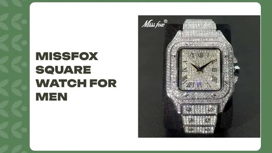 MISSFOX Square Watch For Men by@Outfy