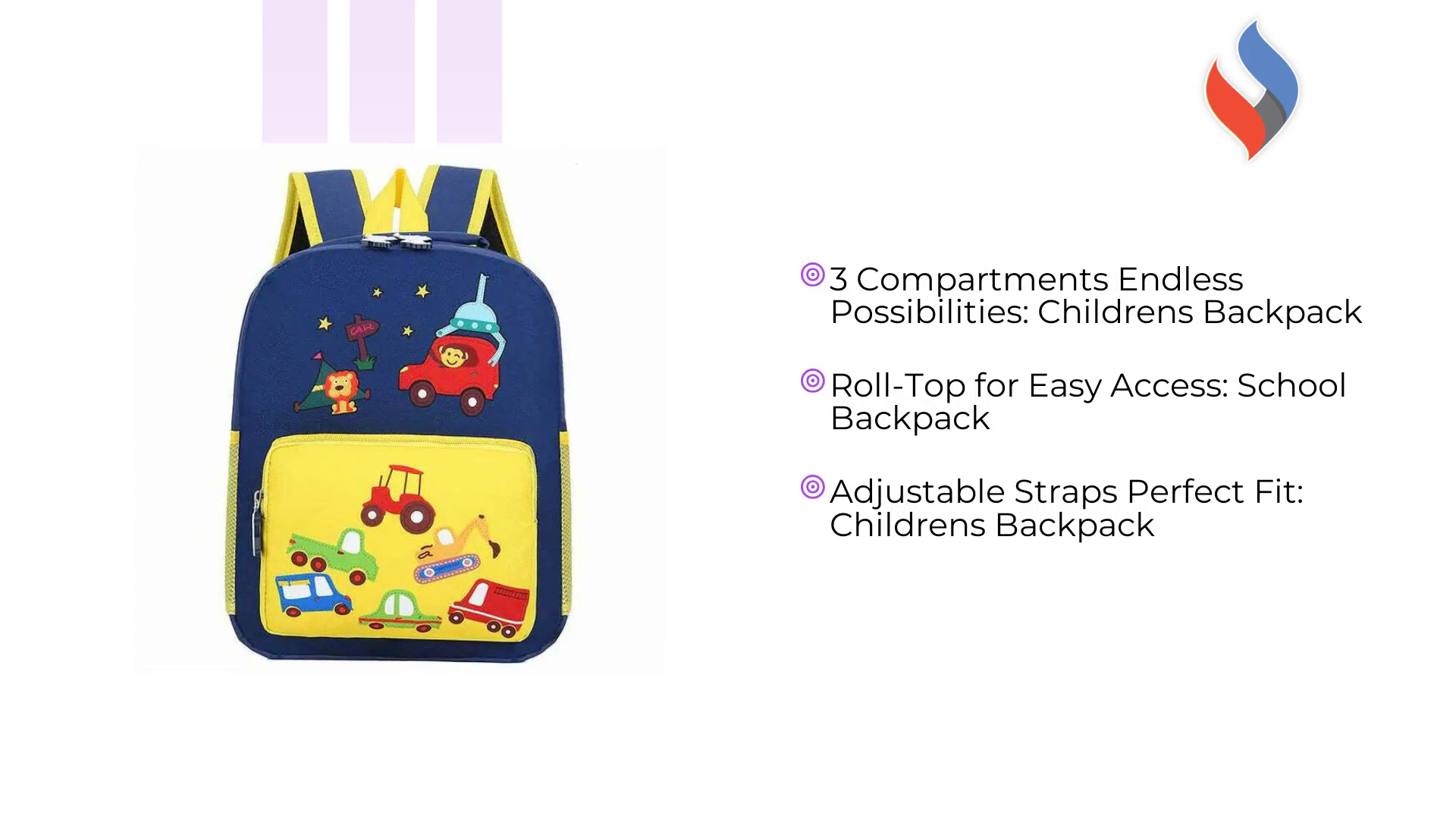 Children's School Backpack by@Outfy