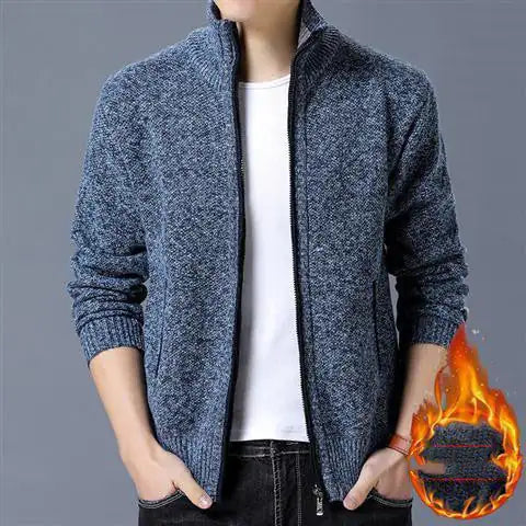 Winter Men Sweater Coat Thick And Velvet Vivareflex Online