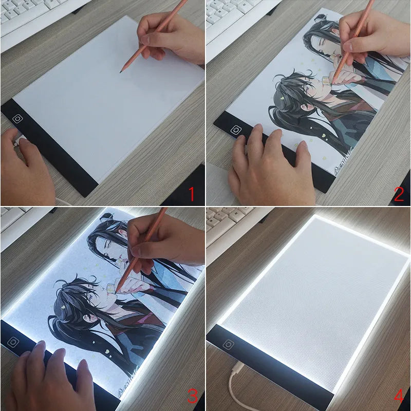 Dimmable LED Drawing Pad for Kids