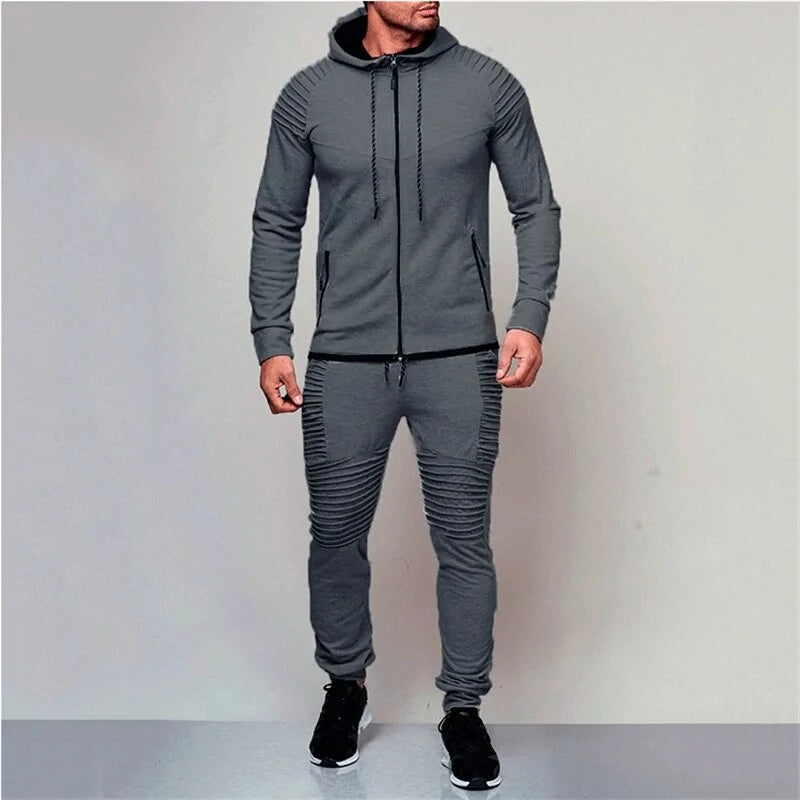 2 Pieces Autumn Running Tracksuit Men Vivareflex Online