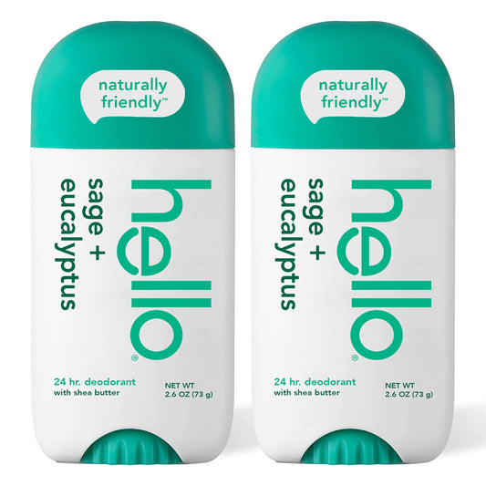 hello White Sage + Eucalyptus Deodorant With Shea Butter for Women & Men