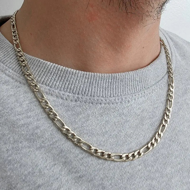 Paper Clip Chain Men Necklace Vivareflex Online