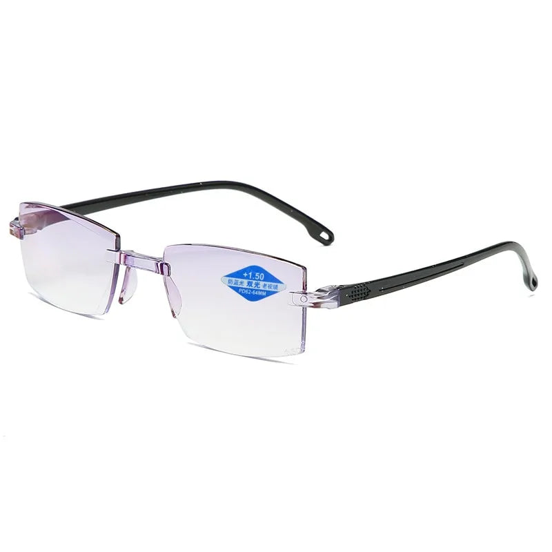 Ahora Rimless Anti Blue Ray Reading Glasses for Men and Women +1.0 1.5 2.0 2.5 Vivareflex Online