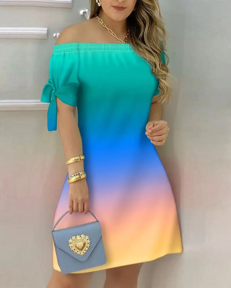 Women Off Shoulder Summer Mini Dress Vivareflex Online