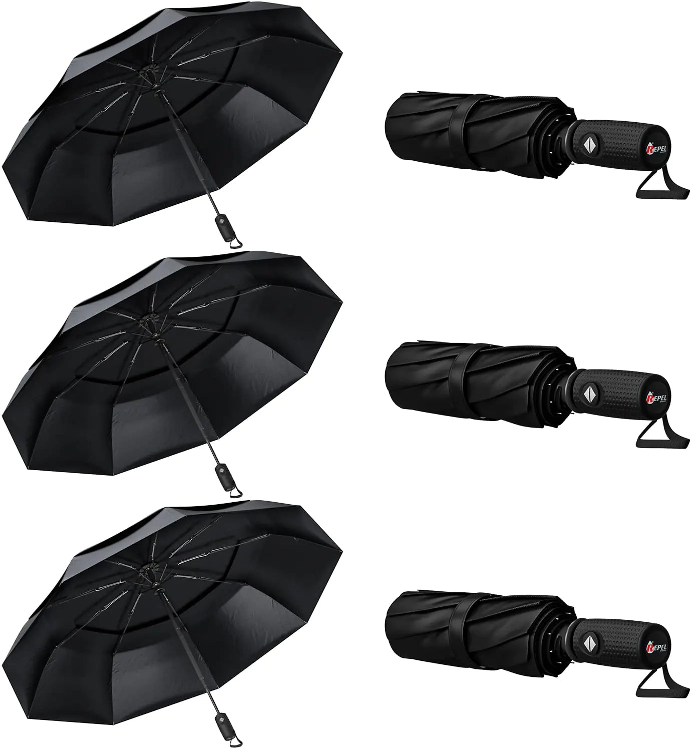 Repel Umbrella Windproof Travel Umbrella - Auto Open & Close, Compact & Durable - Vivareflex Online