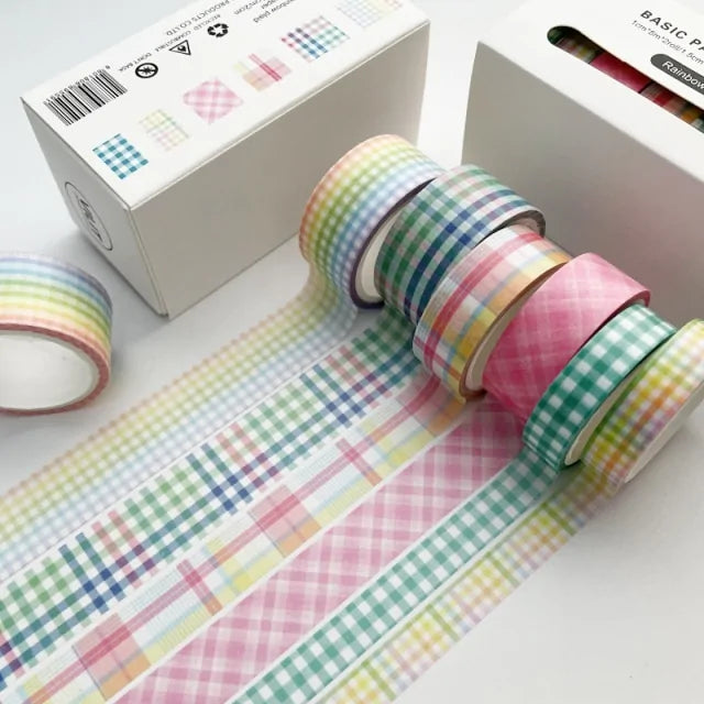 6 Pieces DIY Stationery Tape Set - Vivareflex Online