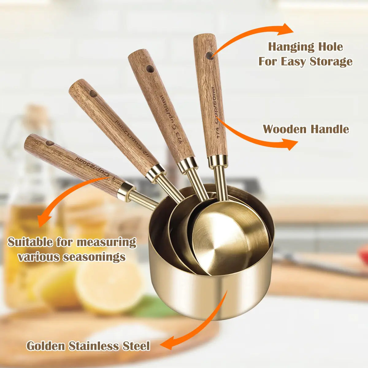 8-Piece Measure Cup and Spoon Set - Vivareflex Online