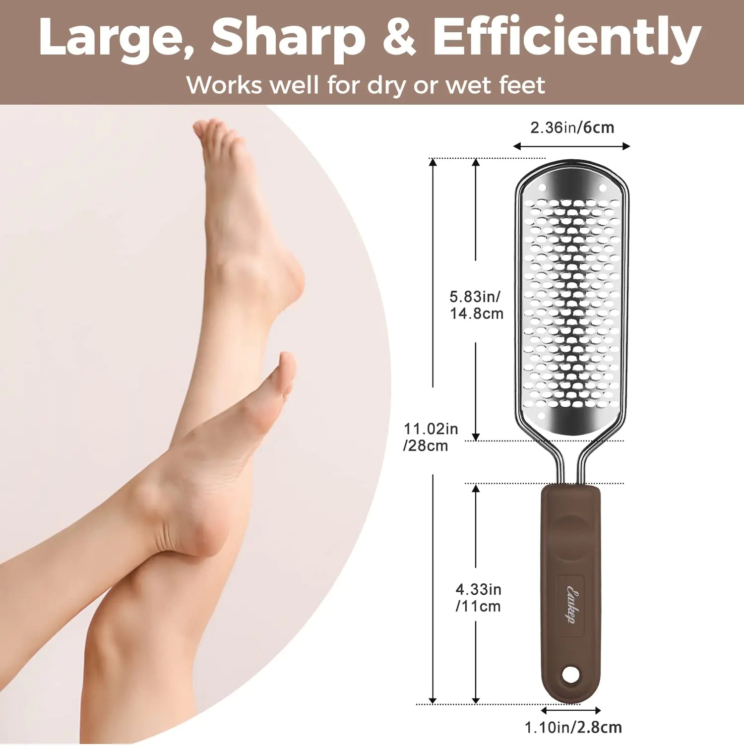 Foot File & Scrubber – Your Go-To Callus Remover and Dead Skin Eliminator - Vivareflex Online