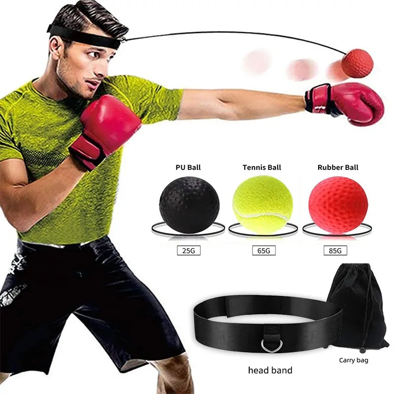 Pelota de boxeo para reflejos de velocidad