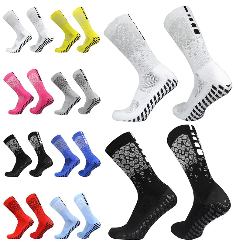 2022 New Men Women Football Socks Honeycomb Graphics Vivareflex Online