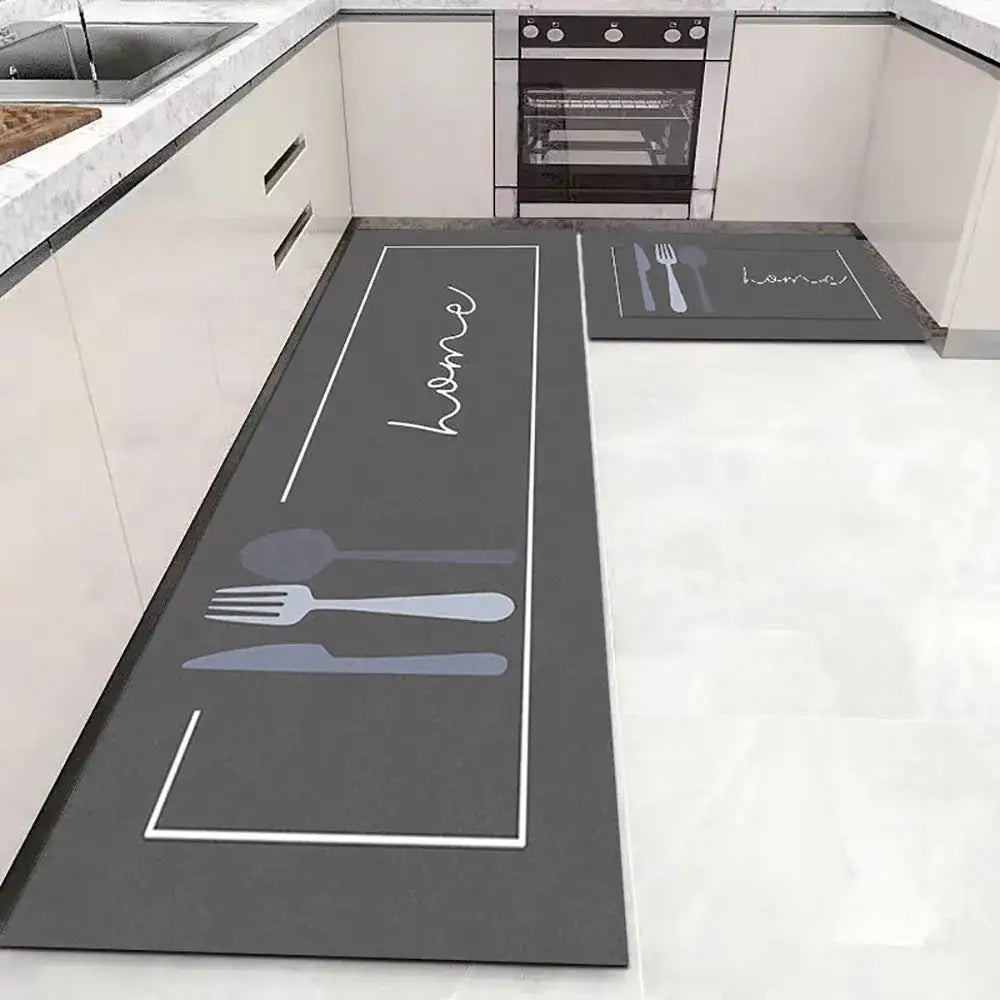 Tapis de cuisine antidérapant moderne