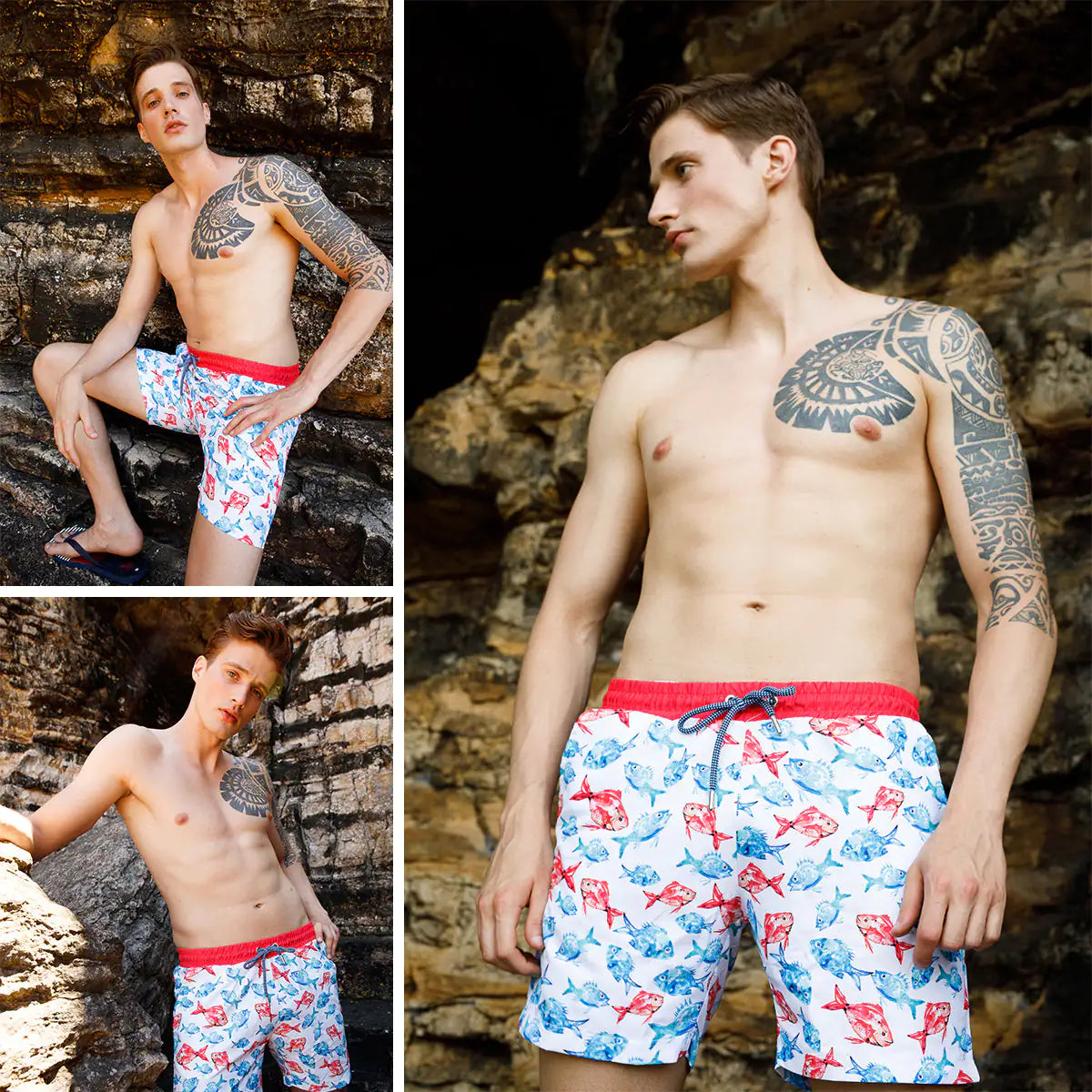 Anemoss Aquarium Men Swim Trunk Vivareflex Online