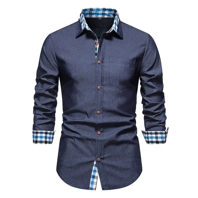 Patchwork Formal Shirts for Men Vivareflex Online