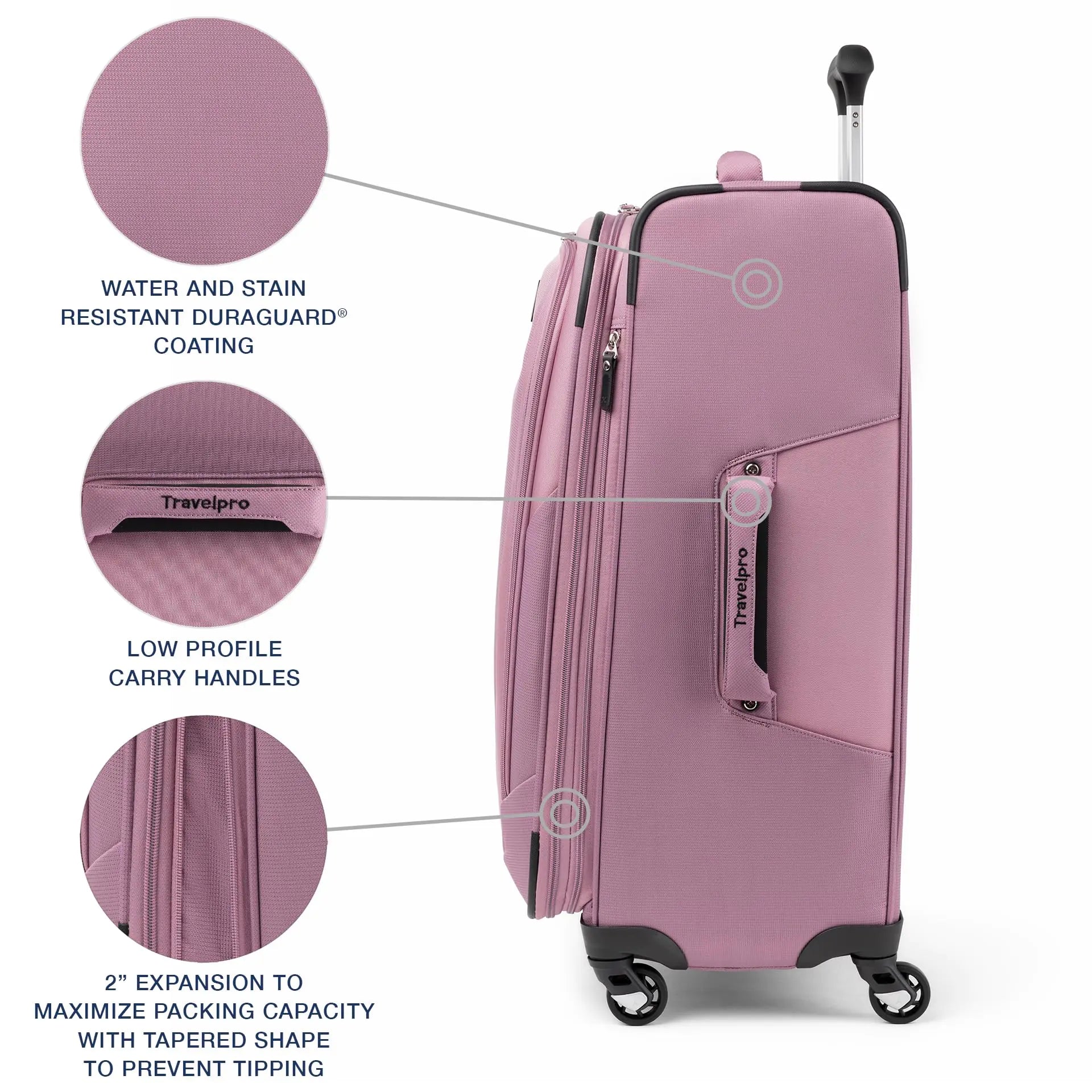 Travelpro Maxlite 5 Expandable Checked Luggage – Lightweight Spinner Suitcase for Men & Women - Vivareflex Online