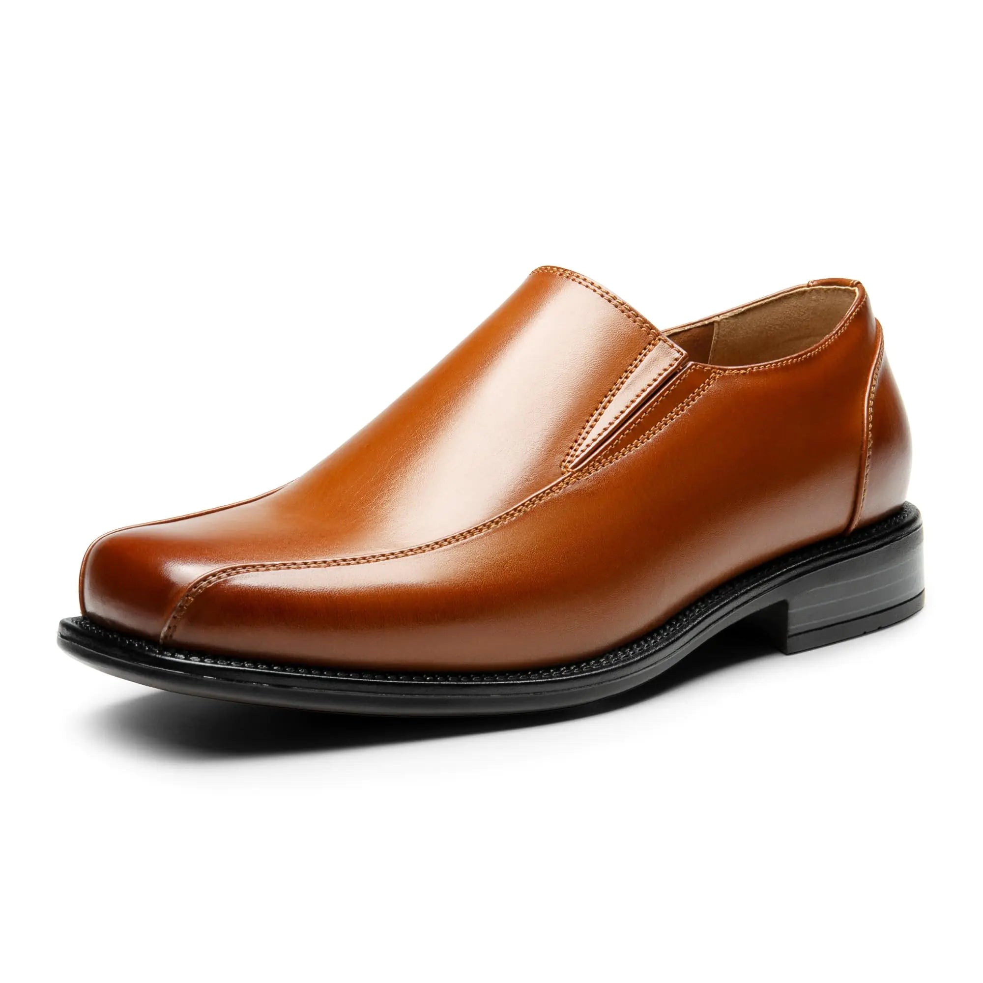 Mocassins habillés à enfiler pour hommes Bruno Marc Chaussures habillées 8,5 larges 1-marron