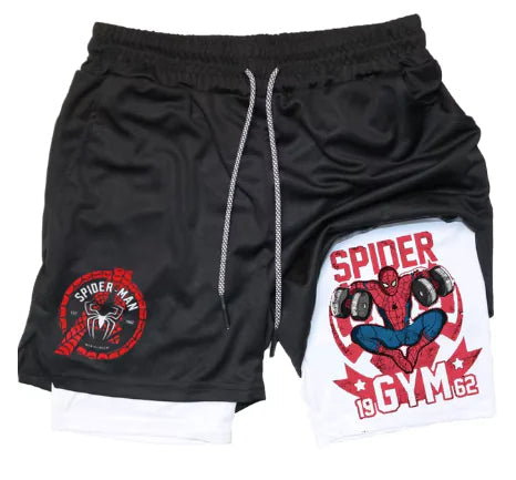 Marvel Spider-Man Venom Gym Shorts Men Fitness Vivareflex Online