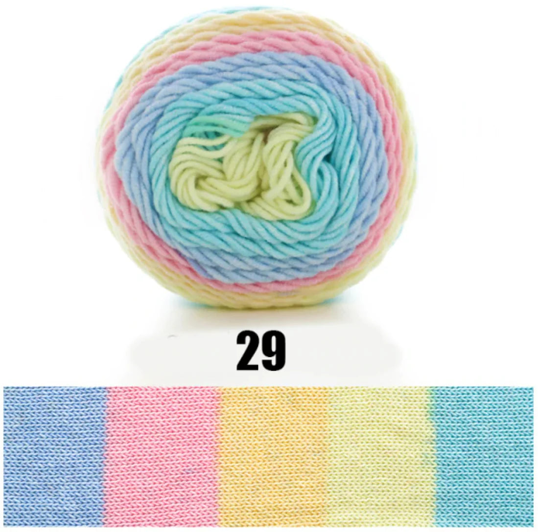 100g Rainbow Dyed Yarn - Vivareflex Online