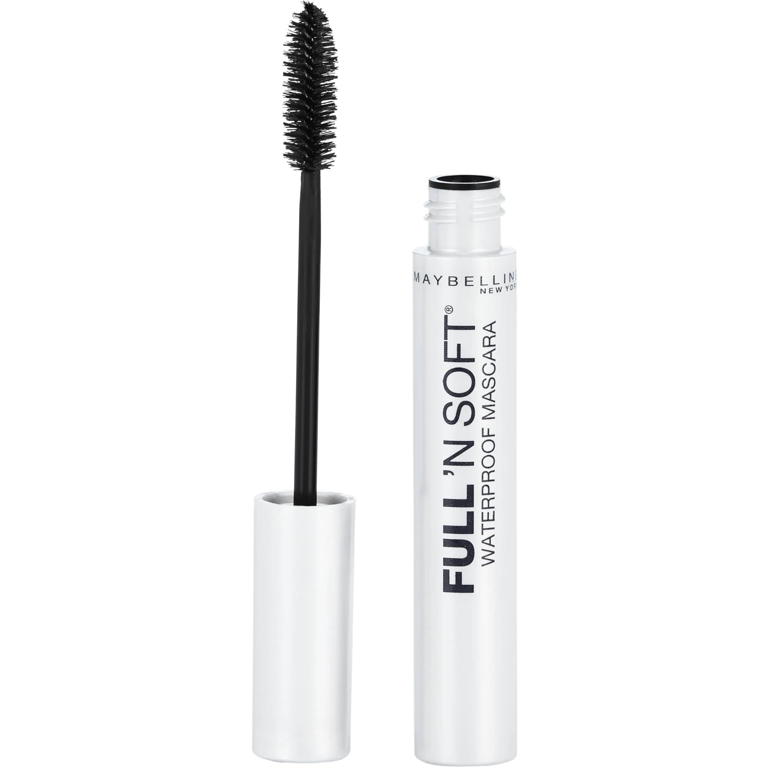 Mascara Waterproof Full 'N Soft de Maybelline, très noir, 1 unité, 0,28 fl oz (lot de 1)