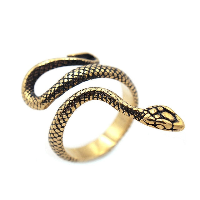 Retro Norse Mythology Men Ouroboros Ring Vivareflex Online