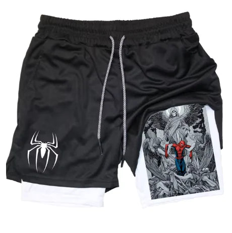 Marvel Spider-Man Venom Gym Shorts Men Fitness Vivareflex Online