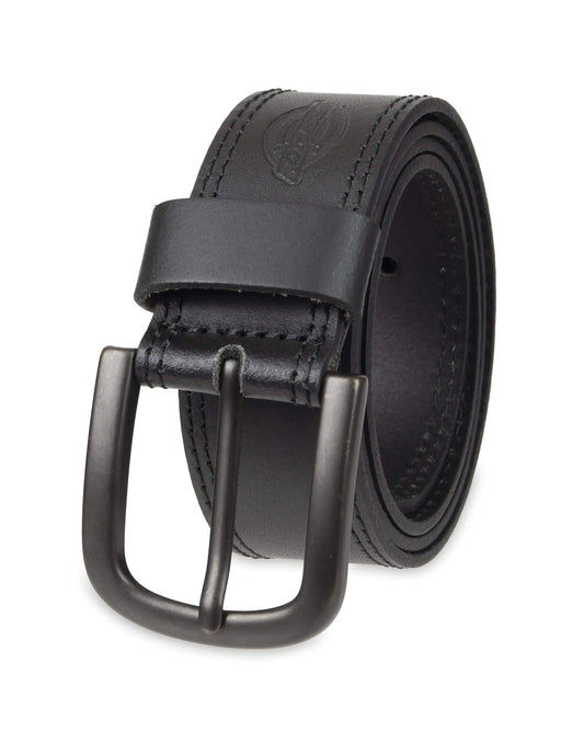 Dickies Men's Casual Leather Belt 56 Black - Vivareflex Online