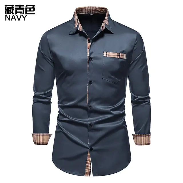 Patchwork Formal Shirts for Men Vivareflex Online