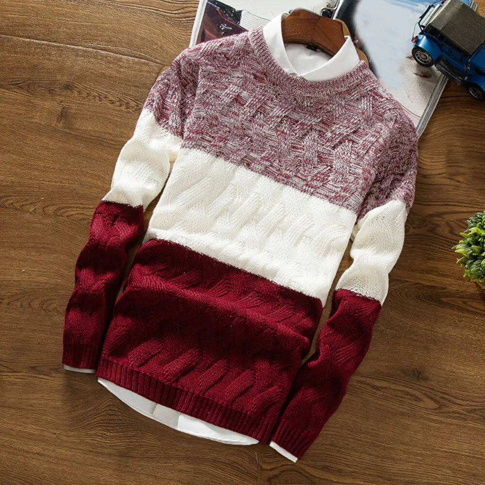 Men Autumn Sweaters O Neck Long Sleeve Vivareflex Online