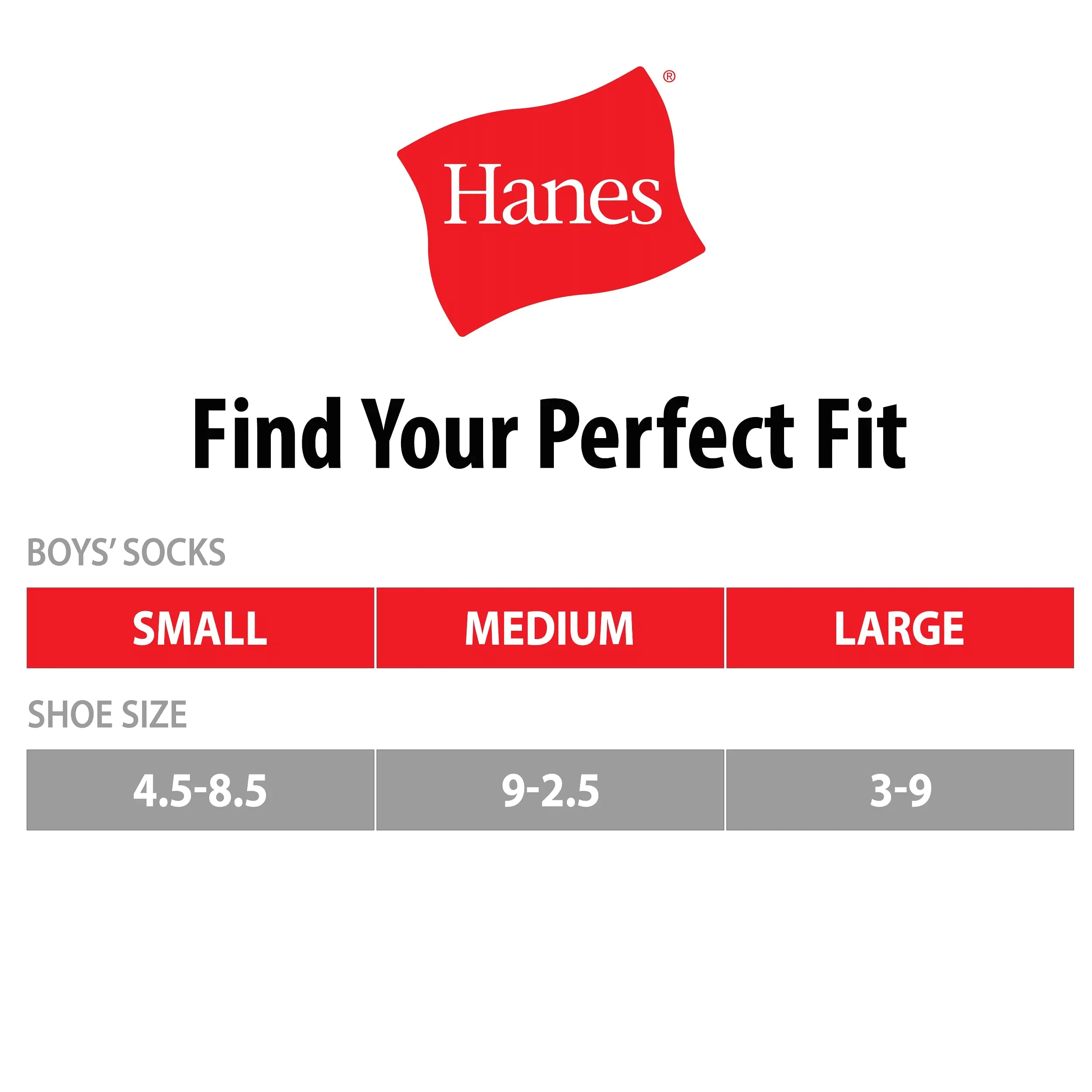 Hanes Boys' Socks, Double Tough Cushioned Ankle and No Show, 12-Pair Packs Large No Show - Black - 12 Pack - Vivareflex Online