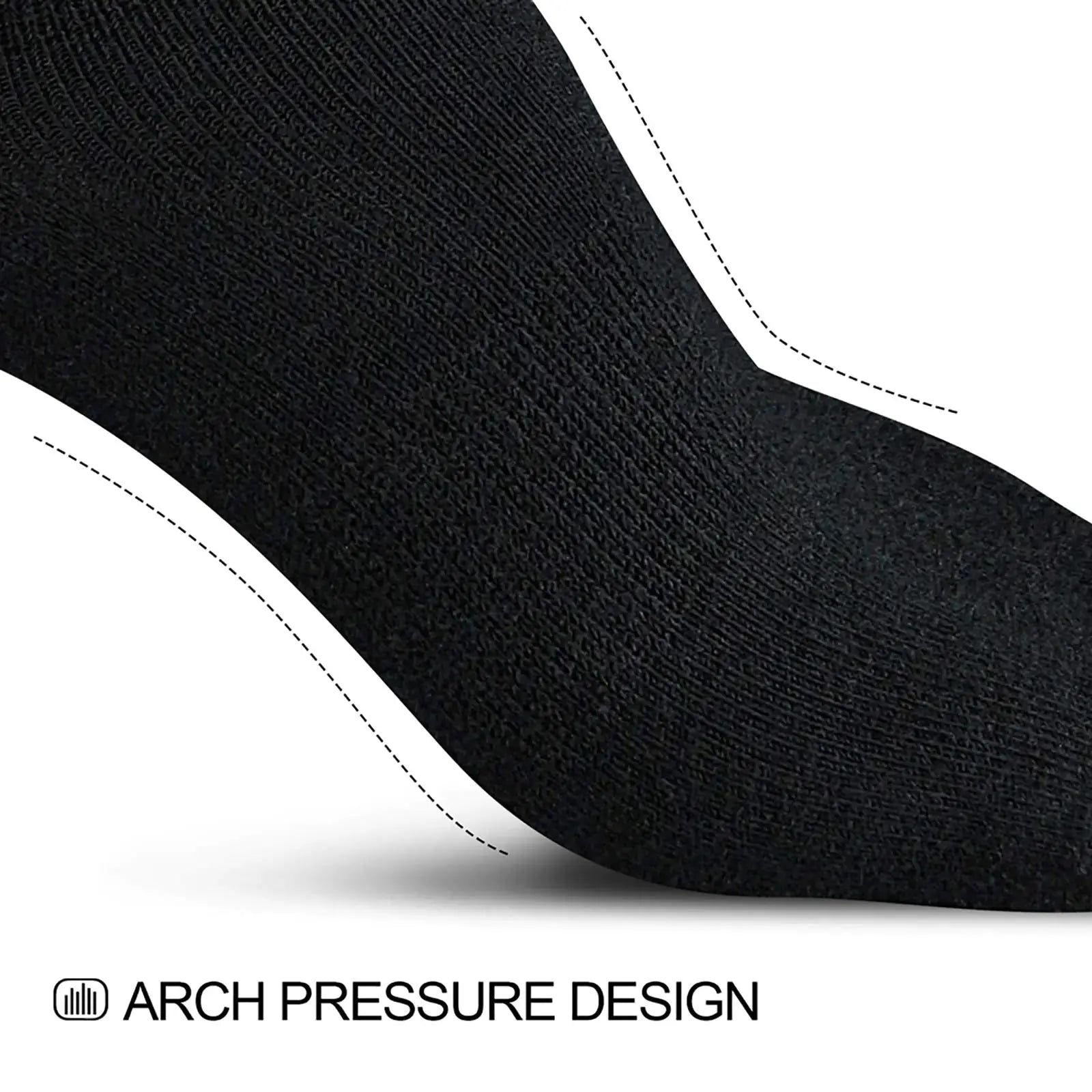 wernies No Show Socks Women Low Socks Non Slip Flat Boat Line 4/8 Pairs 8-11 8 Pairs_black_002 - Vivareflex Online