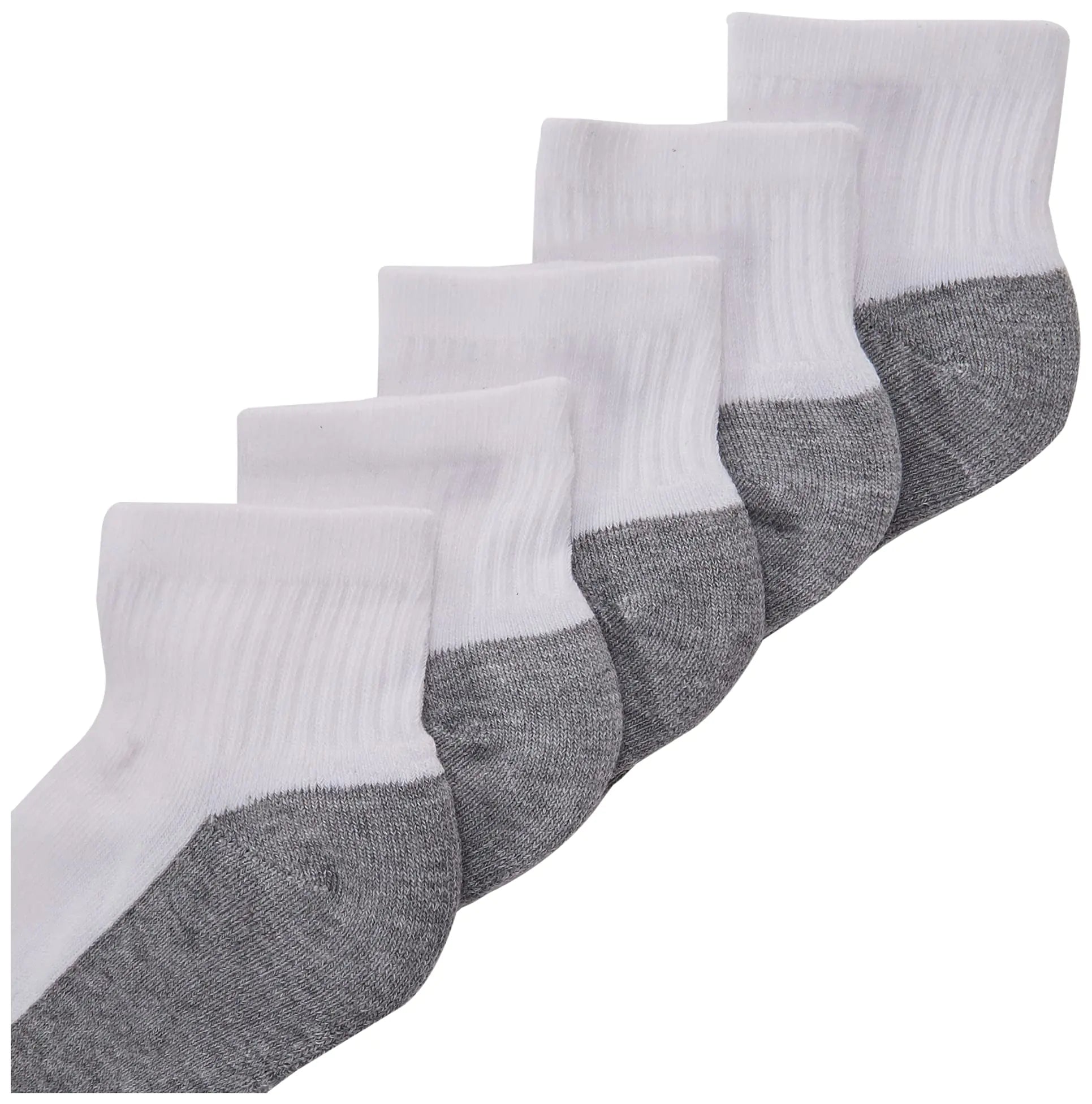 Hanes Boys' Socks, Double Tough Cushioned Ankle and No Show, 12-Pair Packs Large No Show - Black - 12 Pack - Vivareflex Online