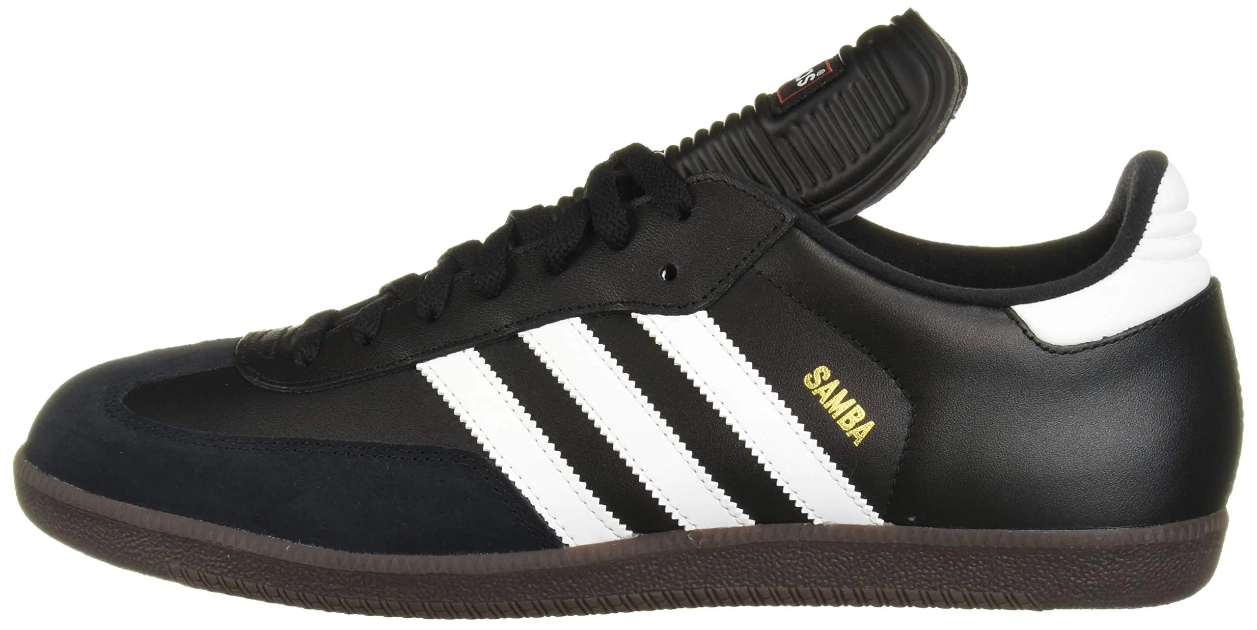 Zapatillas de fútbol adidas Samba Classic 6.5 para hombre, color negro, blanco y negro 