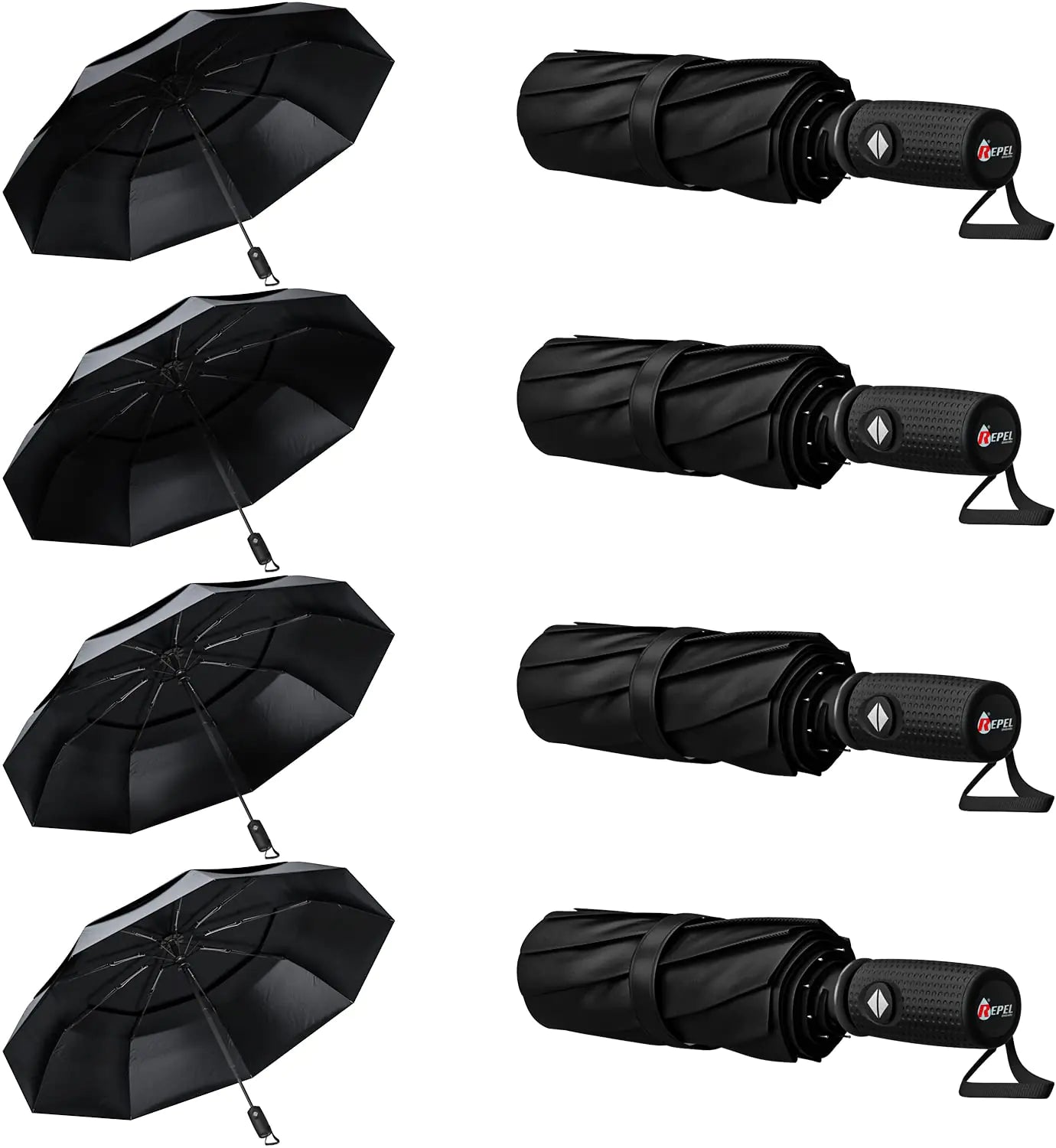 Repel Umbrella Windproof Travel Umbrella - Auto Open & Close, Compact & Durable - Vivareflex Online