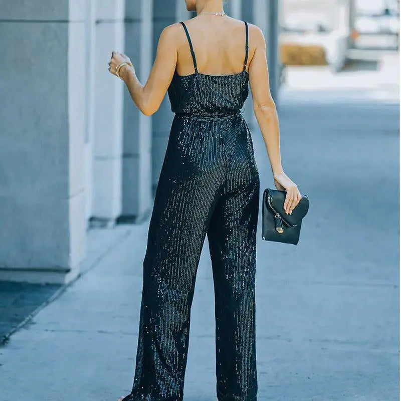 Sequin Women Jumpsuit Vivareflex Online