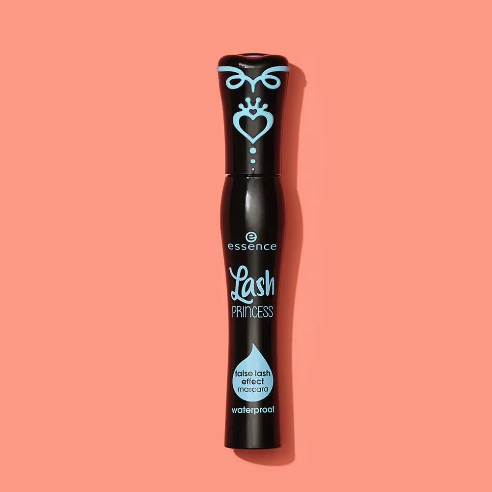 Essence | Máscara de pestañas postizas resistente al agua Lash Princess | Vegana y libre de crueldad animal | Para alargar y dar volumen (paquete de 1) Negro 0,4 fl oz (paquete de 1) 