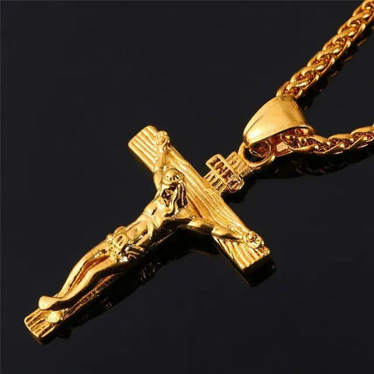 Religious Jesus Cross Necklace for Men Vivareflex Online