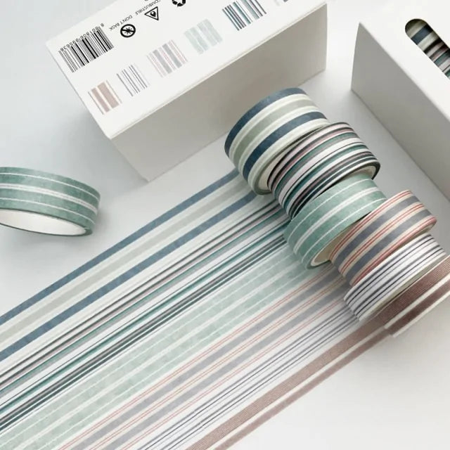 6 Pieces DIY Stationery Tape Set - Vivareflex Online