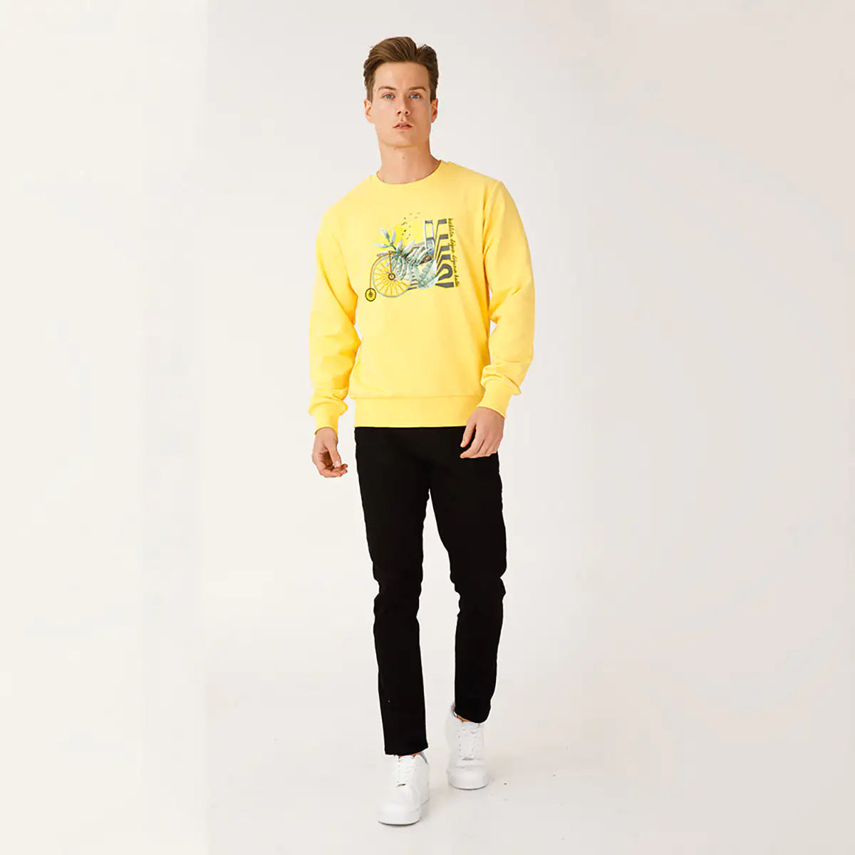 BiggDesign Nature Bicycle in Bosphorus Men Sweatshirt Vivareflex Online