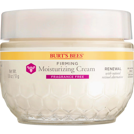 Burt's Bees Renewal Fragrance-Free Firming Moisturizing Face Cream with Natural Retinol Alternative – 1.8 oz - Vivareflex Online