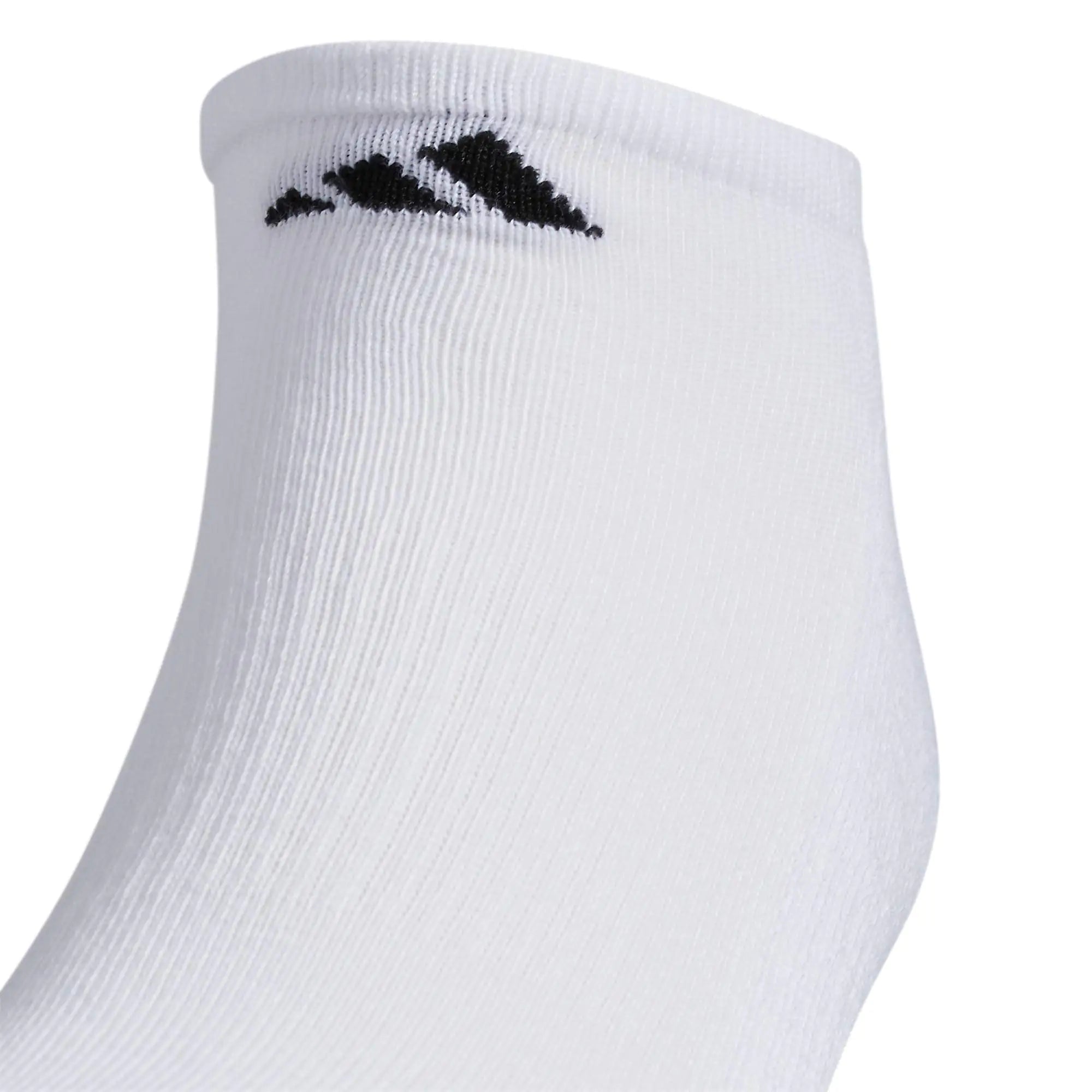 adidas Women's Athletic Cushioned No Show Socks (6-Pair) Low Profile Look with Arch Compression for a Secure Fit Medium White/Black/White