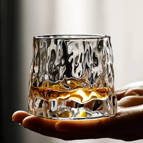 Verre à whisky rotatif en cristal nordique