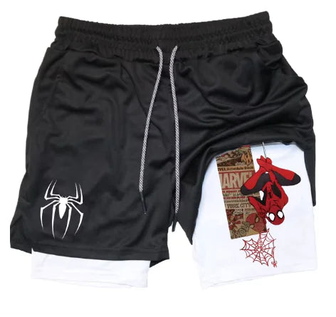 Marvel Spider-Man Venom Gym Shorts Men Fitness Vivareflex Online