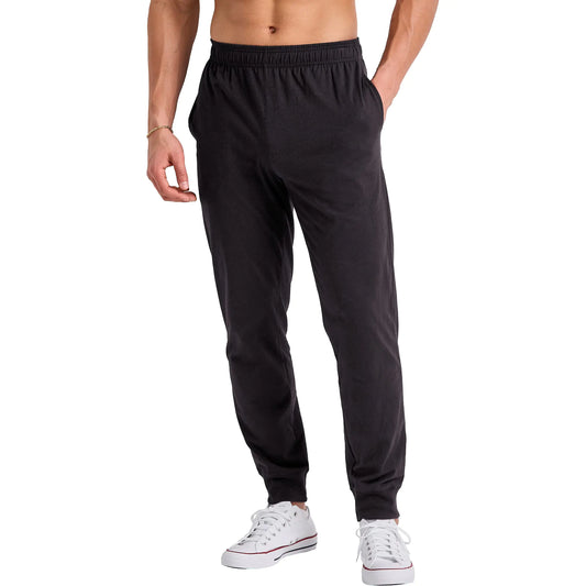 Hanes Originals Cotton Joggers, Jersey Sweatpants for Men with Pockets, 30" Inseam Large Black - Vivareflex Online