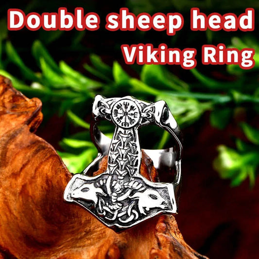 Beier 316L Stainless Steel Viking Scandinavian Ring for Men Vivareflex Online