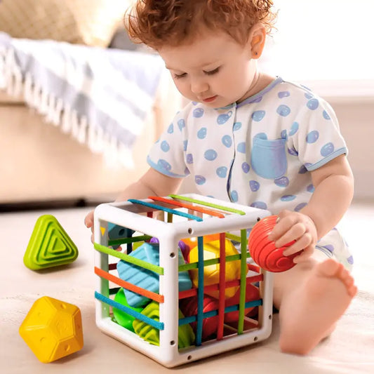 Jeu de tri de blocs de formes colorées