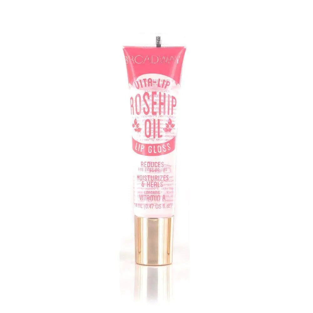 Brillant à lèvres transparent Broadway Vita-Lip 0,47 oz/14 ml (5 pièces menthe et noix de coco et beurre de rose musquée et de mangue et huile d'argan) (LOT DE 5)