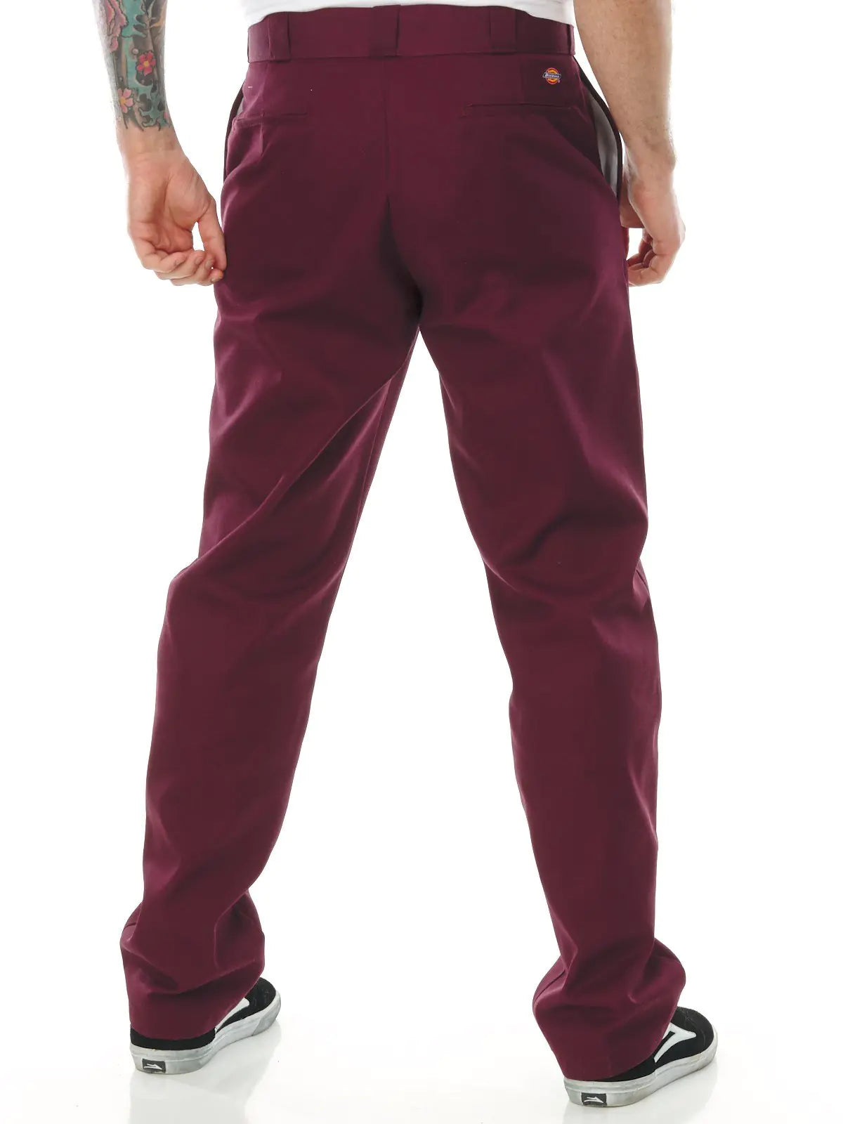 Dickies Men's Original 874 Work Pants 32W x 30L Maroon V1 - Vivareflex Online